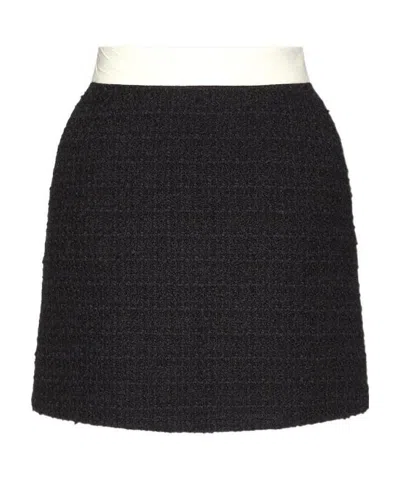 Valentino Black Short Skirt