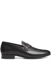 Valentino Logo-embellished Full-grain Leather Loafers In Black