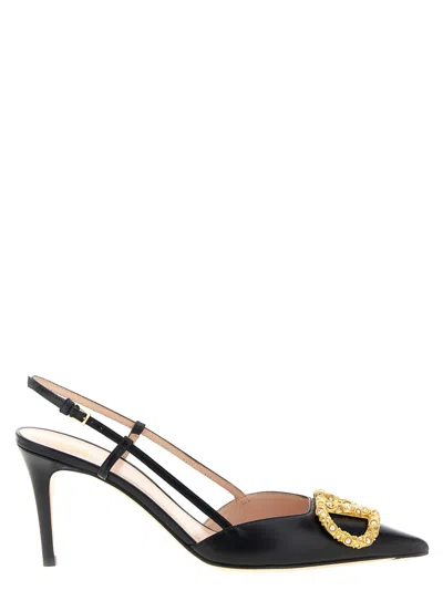 Valentino Garavani Black Slingback Heels