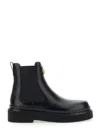 Valentino Stylish Platform Boots Featuring Elastic Panels In Multi