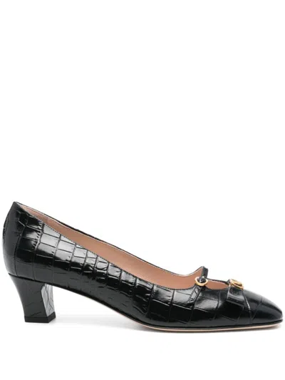 VALENTINO GARAVANI BLACK SLIP ON PUMPS