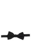 Valentino Black Solid Bowties In Black