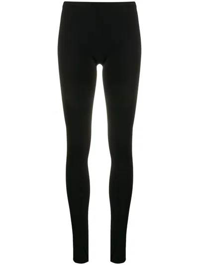 VALENTINO BLACK STRETCH LEGGINGS