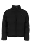Valentino V Logo Down Jacket In Black