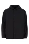 Valentino Hooded Overshirt In Tech Fabric