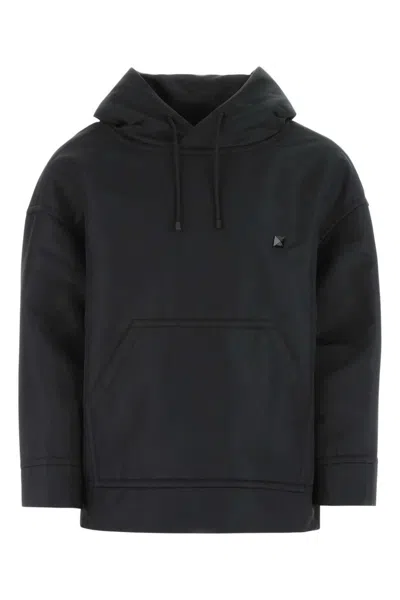 VALENTINO BLACK STUD HOODIE