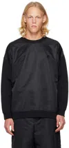 Valentino Black Stud Sweatshirt In 0no Nero