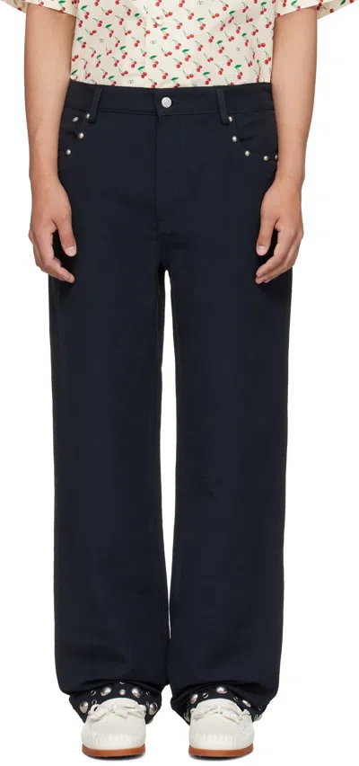 Valentino Black Studded Trousers