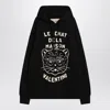 Valentino Garavani Sweatshirt With Le Chat De La Maison Patch In Black