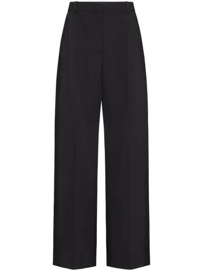 VALENTINO TAILORED TROUSERS - WOMEN'S - CUPRO/VIRGIN WOOL