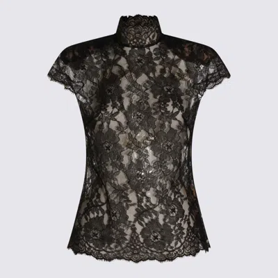 Valentino Top Blacks And Greys In Multi