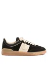 Valentino Upvillage Logo Sneakers Round Toe Rubber In Black