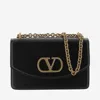 Valentino Black Vain Shoulder Bag