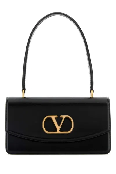 VALENTINO GARAVANI WOMEN BLACK VAIN SHOULDER BAG, ONESIZE LUXURY SHOULDER BAGS FOR WOMEN DARVEYS