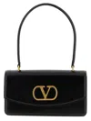 Valentino Vain Bag With Handle In Leather In Black
