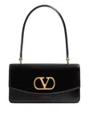 Valentino Vain Bag With Handle In Leather In Black