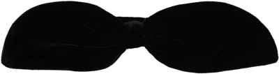 Valentino Garavani Black Valentie Velvet Bow Tie