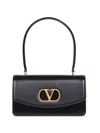 Valentino Vain Bag With Handle In Leather In Black