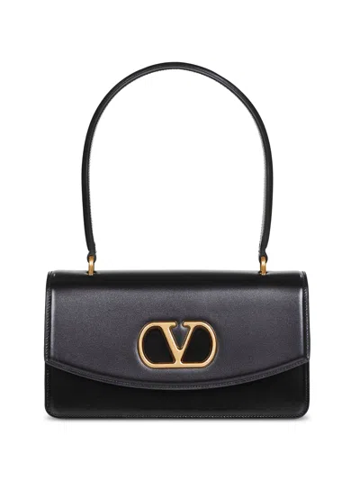 Valentino Garavani Black  Vain Top Handle Bag