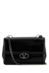 Valentino Black Vlogo Medium Shoulder Bag In Black