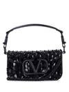 Valentino Black Vlogo Mini Bag In Black