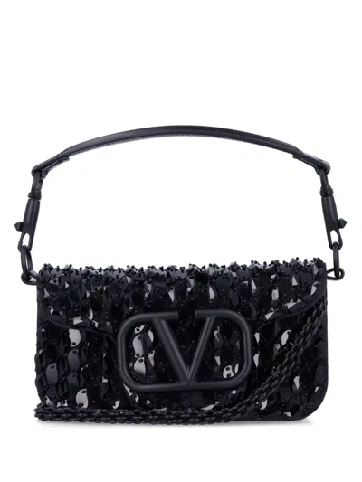 Valentino Garavani Black Vlogo Mini Bag