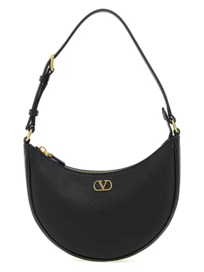 Valentino Garavani Black Vlogo Mini Shoulder Bag