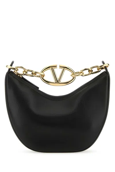 Valentino Garavani Women Black Vlogo Moon Mini Shoulder Bag, Onesize Luxury Shoulder Bags For Women Darveys