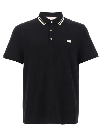VALENTINO BLACK VLOGO POLO