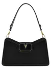 Valentino Black Vlogo Shoulder Bag In Black