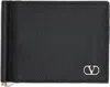 Valentino Black Vlogo Signature Bifold Wallet In Black