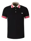 Valentino Vlogo Signature Cotton Polo Shirt In Black