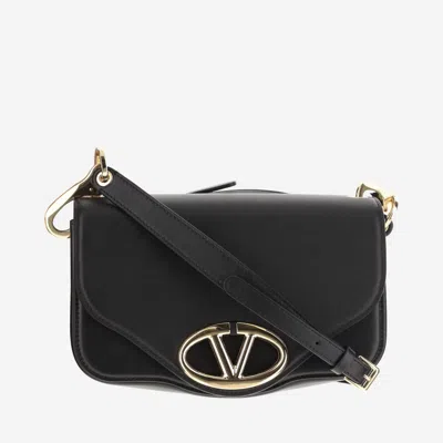 VALENTINO GARAVANI BLACK VLOGO SIGNATURE CROSSBODY BAG