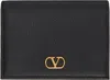 Valentino Womens Vlogo Signature Leather Wallet Nero In 0no Nero