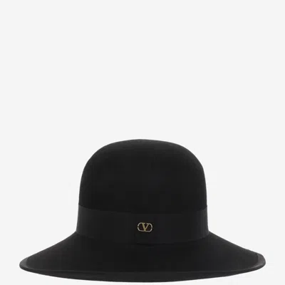 VALENTINO GARAVANI BLACK VLOGO SIGNATURE HAT