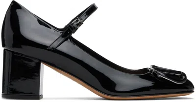 Valentino Garavani Black Vlogo Signature Heels In 0no Nero