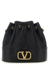 Valentino Vlogo Signature Mini Bucket Bag Crossbody Bags Black