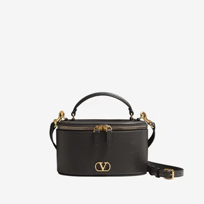 Valentino Garavani Women Black Vlogo Signature Mini Crossbody Bag, Onesize Luxury Crossbody Bags For Women Darveys