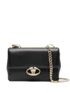 Valentino Vlogo Signature Shoulder Bag In Black