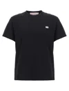 Valentino T-shirt With Signature Vlogo In Black