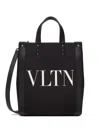 Valentino Rockstud Tote Bag In Black