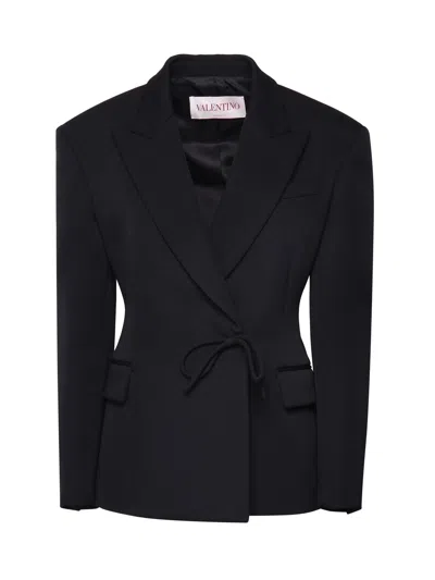 VALENTINO BLACK WOOL BLAZER