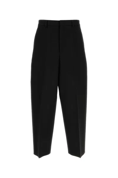Valentino Formal Trousers With Pockets And Pleats In Black