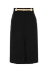 Valentino Garavani Women Skirt With Leather Details