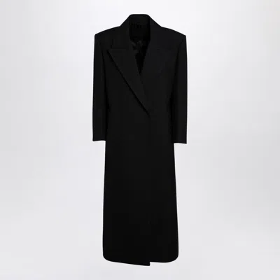 VALENTINO VALENTINO  BLACK WOOL COAT