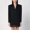 Valentino Single-breasted Blazer In Black
