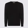 Valentino Garavani Man Sweater Black Size L Virgin Wool In Black