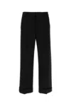Valentino Graphite Wool Pant In Black