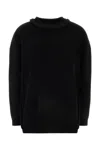 Valentino Off-shoulder Cable Wool Sweater