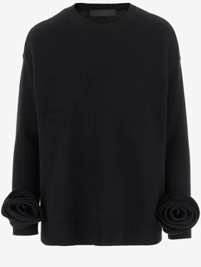 Valentino Black Wool Sweater